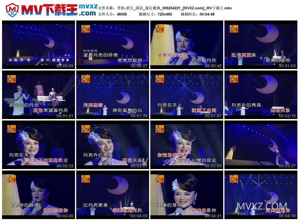 李伟-望月_国语_流行歌曲_MB204221